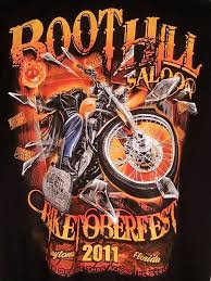 Boothill Flaming Pumpkin Head Biketoberfest T Shirt Mens Sz Xl Saloon Daytona Fl Biketoberfest Halloween 24 99 Harley Davidson Loghi