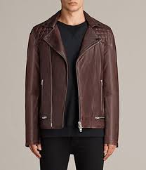 Men S Conroy Leather Biker Jacket Oxblood Red Image 1 Leather Jacket Men Cool Jackets For Men Leather Jacket