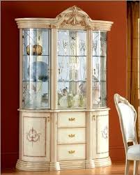 Amazon Com 3 Door China Cabinet Romana European Design Made In Italy 33d56 China Cabinet Decor Esf Furniture Furniture