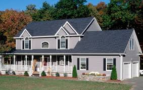 For red or yellow brick houses , choose between black, brown, and gray shingles. Vinyl Siding Remodel Shingle House Blue Roof House Exterior
