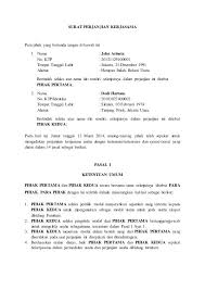 Mencari contoh surat pernyataan kerja yang baik dan benar? Surat Perjanjian Kerjasama Para Pihak Yang Bertanda Tangan Di Bawah Ini 1 Nama John Arinata No Ktp 20121129100001 T Surat Creative Cv Words