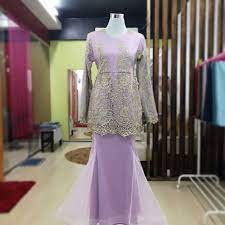 Proses penghasilan baju kurung moden dengan lining satin dan lace. Baju Kurung Lace Kain Net Horsehair Shopee Malaysia