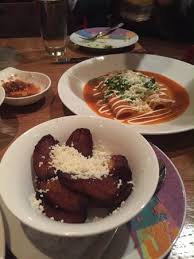 Covered in two salsa, artisanal pasilla de oaxaca and salsa verde, queso fresco and mexican sour cream. Fish Tacos Picture Of Rosa Mexicano Boston Tripadvisor
