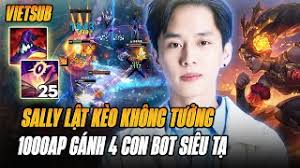 (Vietsub) Sally Nidalee 1kAP Gồng Gánh 3 Lane Siêu Tạ Lật Kèo Không Tưởng  Khi Đang Leo Cao Thủ