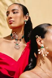 Rose Gold Plated Hexagon Clear Cut Crystal Le Cleo Drop Earrings by  Outhouse at Pernia's Pop Up Shop