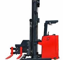 Full Power Forklift Pallet Truck Electric Stacker Vna Battery Stand-on 3-Way Electric Pallet Stacker Electric Forklift Truck 3-Way Pallet Stacker ...