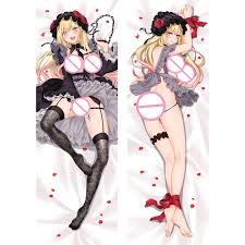 My Dress-up Darling Pillow Case Nude Marin Kitagawa Dakimakura Cover  Japanese Anime Cartoon Pillowcase Hugging Body Pillowcases - Costume Props  - AliExpress