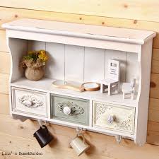mdf vintage shabby chic white small old