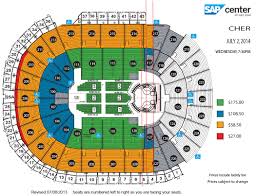 56 Exact Sap Center San Jose Seating Capacity