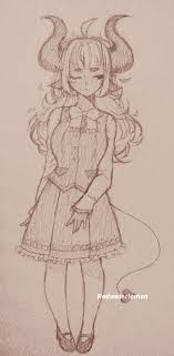 Anime Sheep Girl Sketch Girl Sketch Anime Art Reference