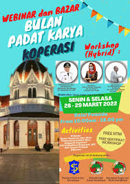 Webinar dan Bazar Bulan Padat Karya Koperasi