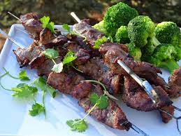 Japanese Beef And Green Onion Skewers Yakitori Recipe Angus Beef Recipes Beef Kabob Recipes Beef