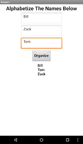 For each expression, the data is sorted ascending by default unless the expression is enclosed by (). Android App Inventor Best Way To Alphabetize A List Of Names Stack Overflow