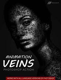 Animated Veins Photoshop Action Portrait Photoshop Actions Photoshop Photoshop Actions
