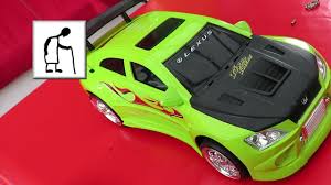 Not sure you could park the full sized car as easily but these video adverts using a 1/10th remote control lexus are impressive. Peek Inside Rc Car Lexus Is300 From Superdrug Stores Youtube
