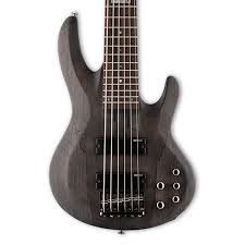 Amazon.com: ESP LTD B-206SM Spalted Maple 6-String Bass Guitar, See Thru  Black Satin : Musical Instruments