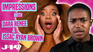 Dara Reneé and Issac Ryan Brown from Disney's Magic Bake-Off Play  Impressions