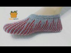 Guzel Bayan Patigi Yapimi Orgu Bayan Patik Yapimi Knitting And Crochet Youtube Patikler Orgu Orgu Motifleri