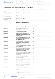 Download preventive maintenance checklist excel format for free. Preventative Maintenance Checklist For Buildings Free And Editable