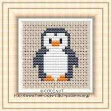 Counted Cross Free Bird Cross Stitch Patterns To Print Penguin 2 Free And Easy Printable Cross Stitch Pattern Cross Stitch Patterns Christmas Easy Cross Stitch Patterns Cross Stitch Patterns