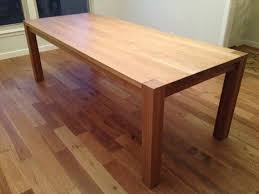 White Oak Parsons Dining Table Parsons Table Woodworking Kitchen Table Table