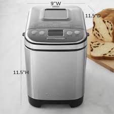 Whether you use your bread machine to bake fresh loaves or simply to knead the dough, the machine makes homemade bread making a snap. Cuisinart Bread Maker Williams Sonoma