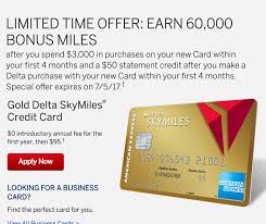 The card is your ticket to a free membership in an airport lounge plan. New 60k Offer For The Gold Delta Skymiles Credit Card From American Express Uponarriving