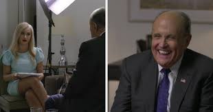 Celebrated by many as mayor of the world, rudy giuliani provides a resolute voice in tackling the. Borat Controversy Rudy Giuliani S Hand Down His Pants