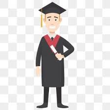 Wearing A Bachelor S Gown Graduation Silhouette Of College Students College Student Graduation Cartoon Png And Vector With Transparent Background For Free Do Graduation Cartoon Graduation Silhouette Cartoon Illustration