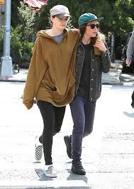 The celebrity couple have only been publicly seeing each other since the summer with no engagement announcement, so their sweet matching instagram posts today took the internet by surprise. Ellen Page Gets Cozy With Emma Portner In Nyc Before Emmys Daily Mail Online