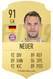 You won't get this content anywhere else so subscribe for more! Manuel Neuer Fifa 19 Rating Card Price