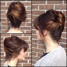 Super Cool Modern French Twist High Up On The Crown Of Head Giving A More Edgy Funky Look Love It Wit French Twist Hair Braided Hairstyles Updo Hair Styles