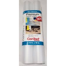 The smooth top allows for easy removing of items from your cupboard, drawers, shelves and any area where the liner is used. Pack Of 2 Rolls Con Tact Premier Non Adhesive Shelf Liner 30ft Total New Walmart Com Walmart Com