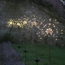 1 1m 3ft 7in Solar Starburst Outdoor Stake Light With 90 Warm White Lights Bring Your Garden To Life With This C Solar Lights Garden Outdoor Solar Solar Lights