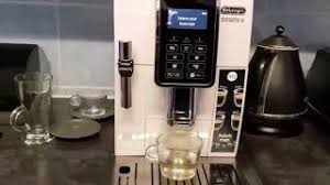 Now i can start my mornings by grabbing the milk carafe from the fridge and pressing one button for a perfectly brewed cappuccino, latte, macchiato, flat white and much more, all from freshly ground whole coffee beans. Test Delonghi Dinamica Ecam 350 35 Review Bean To Cup Coffee Machine Automatic Coffee Makerautomatic Coffee Maker