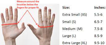 Pull the tape taut around your knuckles to get the most accurate measure. What Is My Glove Size