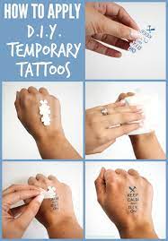 Once your design is ready to print, apply tape to either the whole page or just parts of it and print. My Haven Business Card Swag Temporary Tattoos Diy Temporary Tattoos Make Temporary Tattoo Fake Tattoo Diy