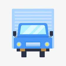 手繪貨車卡通汽車藍色貨車大貨車 運輸車輛 郵寄車 藍色前面向量圖案素材免費下載 png eps和ai素材下載 pngtree big trucks car