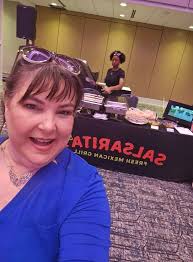 💄✨ Huge thanks to Katie Stephenson of Empowered Thru Beauty for keeping  our Salsarita's Fresh Mexican Grill booth looking flawless at the Lemon  Sage Bridal Expo at the VBC! Even with the