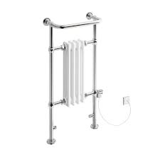 They are also safe to install in bathrooms if certain. Small Electric Thermostatic Traditional White Towel Radiator 952x405mm