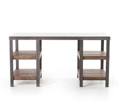 The 2 open cubbies allows you to keep notebooks and paper within reach and off of your workspace. Upland Marble Desk Office Desk Pottery Barn