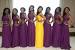 Purple And Gold Wedding Groomsmen