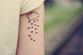 Yagmur Kalp Dovmesi Rain Heart Tattoo Dovme Tasarimlari Dovme Kalp Dovmeleri
