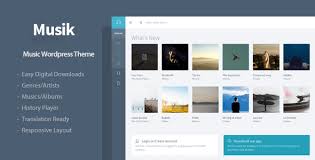 Musik Is A Responsive Music Wordpress Theme Let You Manage Audio Album Genres Artist And Sell The Audio Fi Music Wordpress Themes Wordpress Wordpress Theme