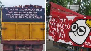 Check spelling or type a new query. Tulisan Belakang Truk Paling Lucu