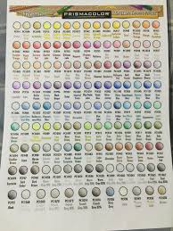 Prismacolor 132 Color Chart Www Bedowntowndaytona Com