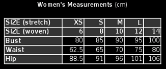 Size Guide Elliatt