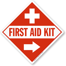 The following signs are in accordance to bs5499/en7010/iso7010 and should endure for at least 5 years. First Aid Kit Sign With Right Arrow