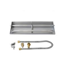 Proper placement is crucial to the safety, function, and form of your fireplace. Amazon Com Stanbroil Stainless Steel Natural Gas Fireplace Dual Flame Pan Burner Kit 26 5 Inch Garden Outdoor