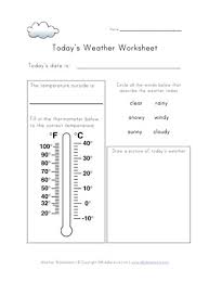 today s weather worksheet all kids network